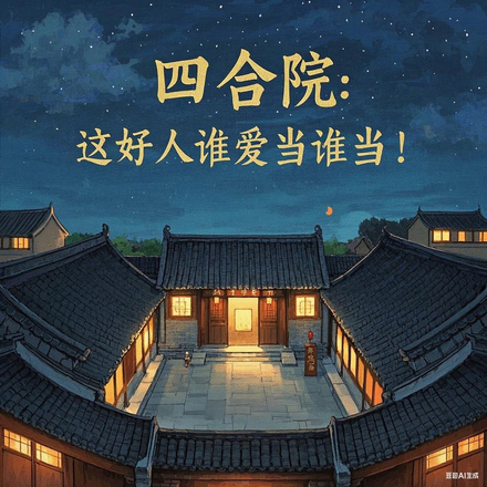 四合院：我一张嘴，全院血压飙升